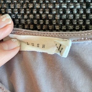 Lush Tie-Front Lavender Cami